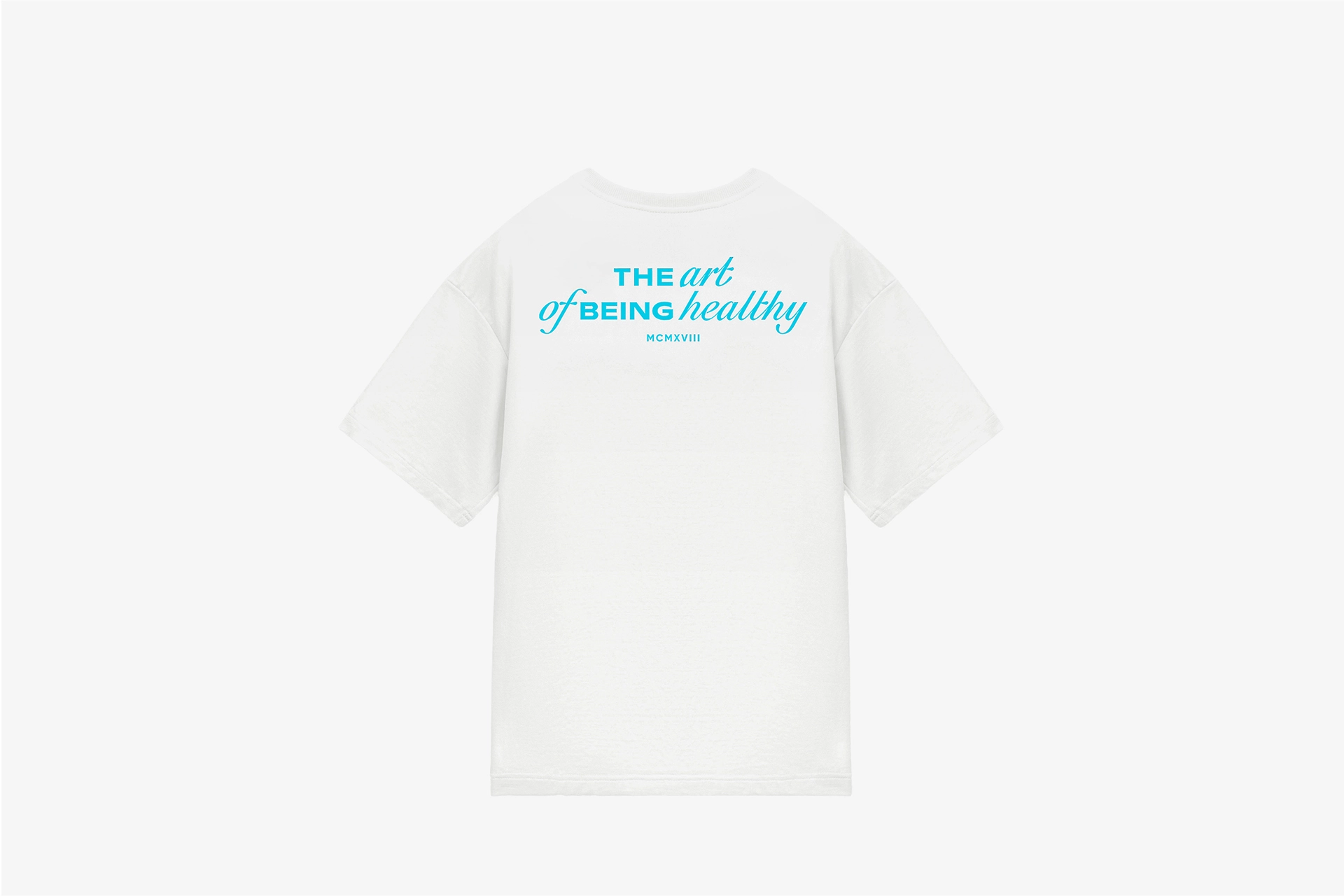 Camiseta oversize, crema